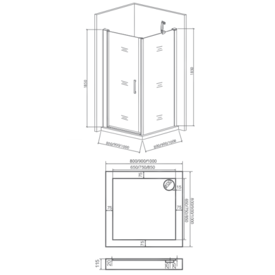   GOOD DOOR PANDORA CR-90-T-CH (,  3)