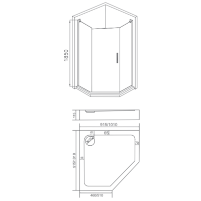   GOOD DOOR PANDORA PNT-90-T-CH (,  3)