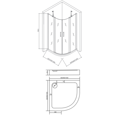   GOOD DOOR PANDORA R-80-T-CH (,  2)