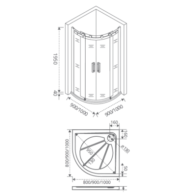   GOOD DOOR Galaxy R-TD-100-C-CH (,  3)