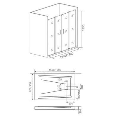    GOOD DOOR INFINITY WTW-TD-150-C-CH (,  5)