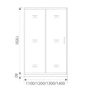   GOOD DOOR ANTARES WTW-140-W-CH (,  3)