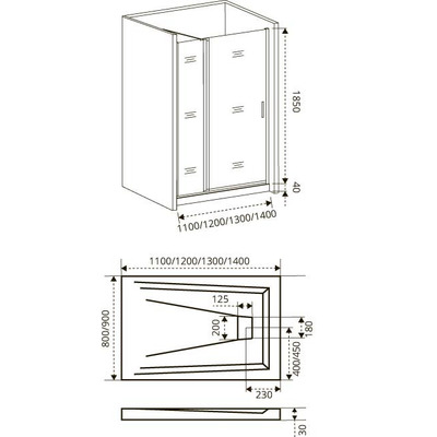   GOOD DOOR FANTASY WTW-140-F-CH (,  4)