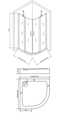   GOOD DOOR PANDORA R-120-C-CH (,  2)