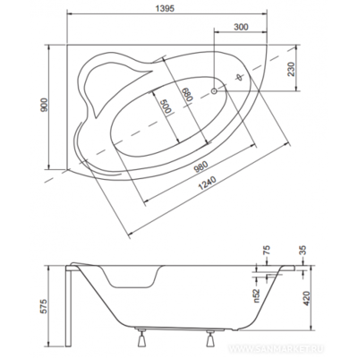  BESCO ADA 140x90 L (,  3)