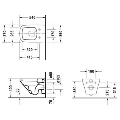  DURAVIT DuraStyle 253609 ( , ) (,  1)