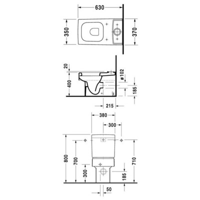  DURAVIT Vero 211609+090910 () (,  1)