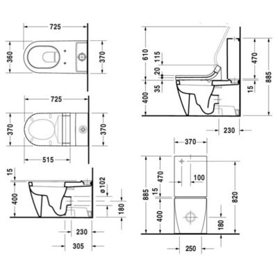 - DURAVIT Starck 2 212909-WG (,  1)