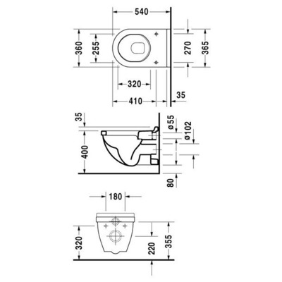  DURAVIT Starck 3 220009-WG (,  1)