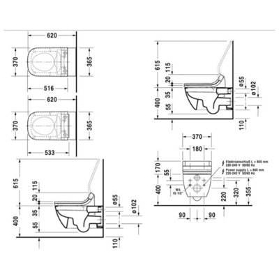 - DURAVIT Happy D.2 255059 (,  1)