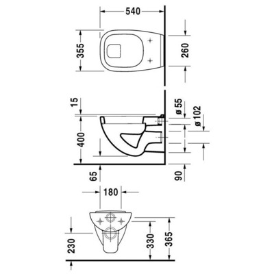  DURAVIT D-Code 221009 ( , ) (,  1)