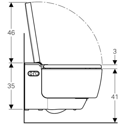 - GEBERIT AquaClean Mera Comfort 146.214.11.1 (,  2)