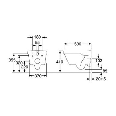  Gustavsberg Hygienic Flush WWC 5G84HR01 ( , ) (,  1)