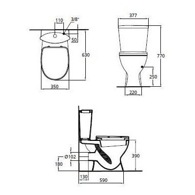  Ideal STANDARD Oceane Junior W904401 (,  1)