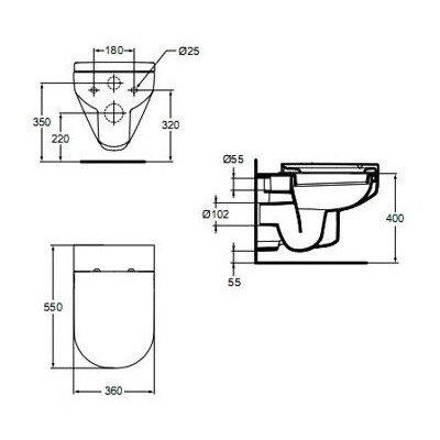  Ideal STANDARD Playa J492701 (,  1)