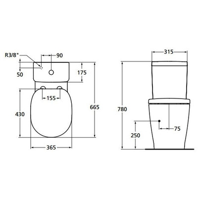 - Ideal STANDARD Connect E781801+E797001 (,  1)