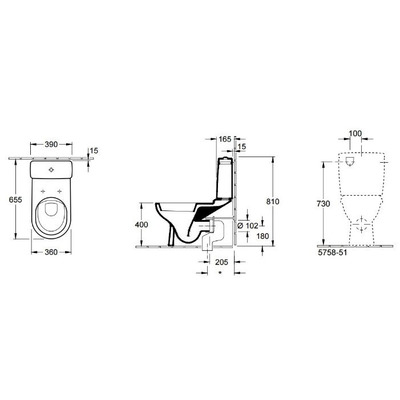  Villeroy &amp; Boch O.novo 56581001 (,  1)