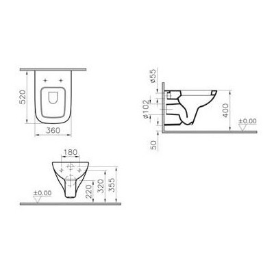  VitrA S20 5507B003-6066 (,  1)