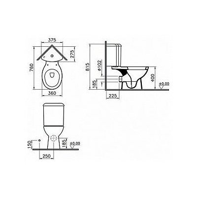  VitrA Arkitekt 9754B003-7200 (,  1)