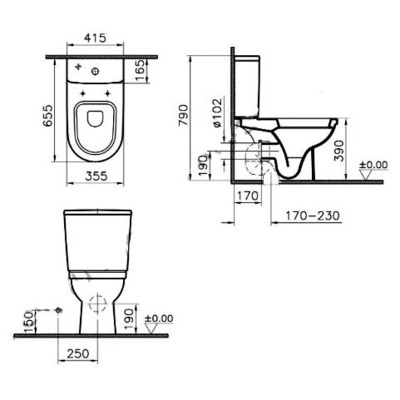  VitrA Form 300 9729B003-7200 (,  1)