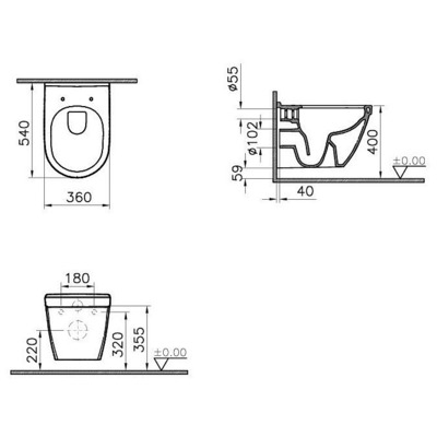  VitrA S50 5956B003-0101 (,  1)