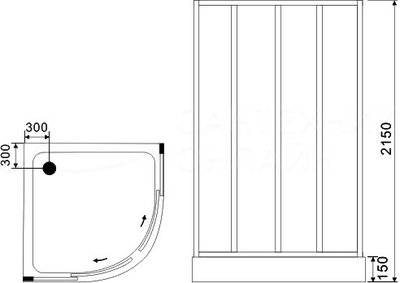 VIVA91 (90x90x215)     ,    6 mm.,  5 mm,   Ceruttispa (,  7)