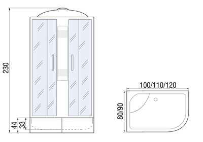 NARA XL 100/80/44 MT L     ()